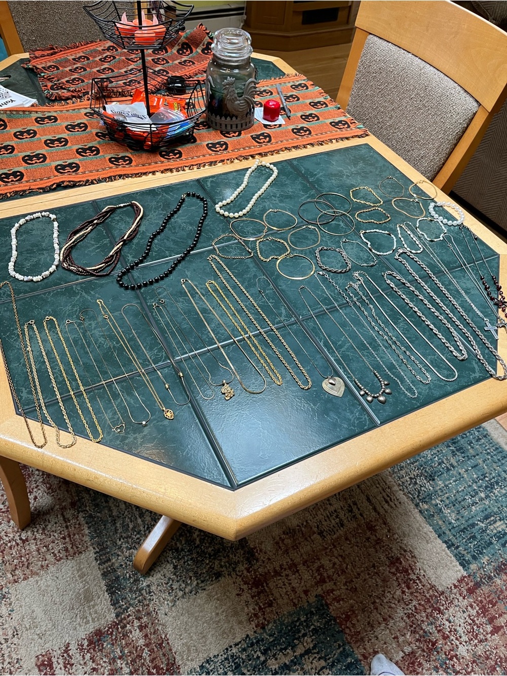 Vintage Jewelry Lot (45) necklaces and bracelets